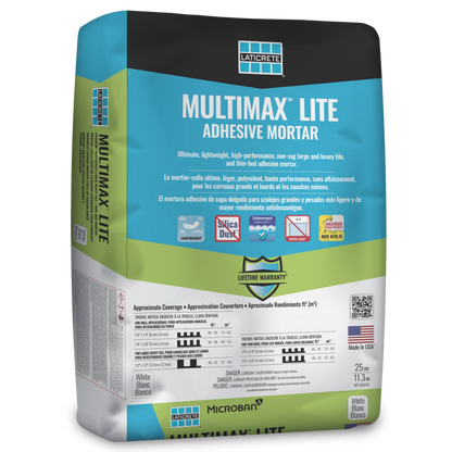Laticrete - Multimax Lite Adhesive Mortar (25lbs) Grey Color