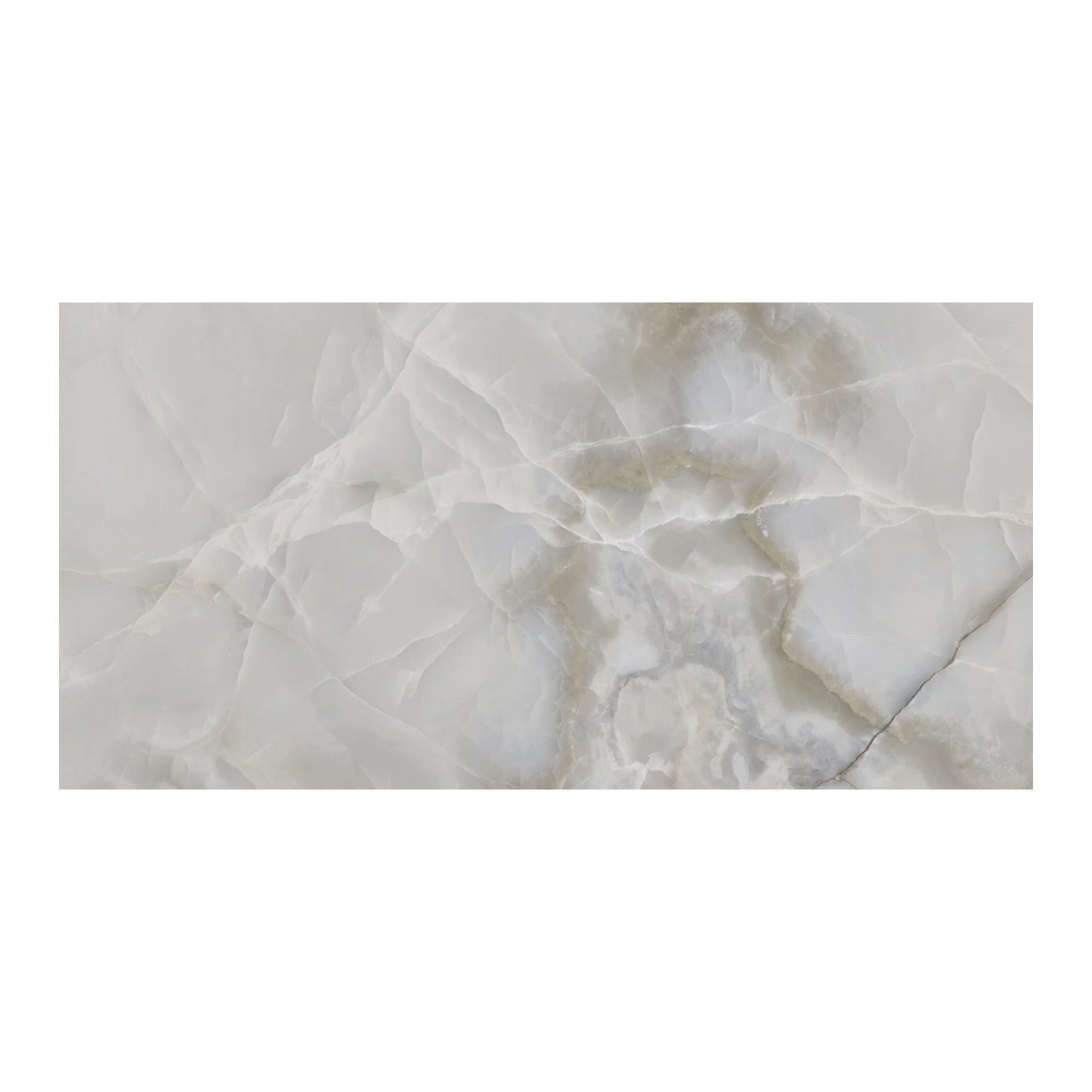Onyx 24x48" - 8mm Porcelain Floor & Wall Tile in Stone-Look