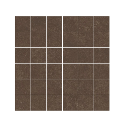 Plaster 2.0 12x12" - 8mm Matte Porcelain Mesh Mosaic Tile (2" Squares)