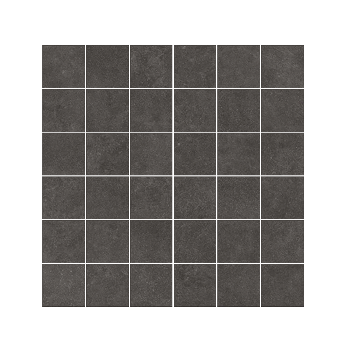 Plaster 2.0 12x12" - 8mm Matte Porcelain Mesh Mosaic Tile (2" Squares)
