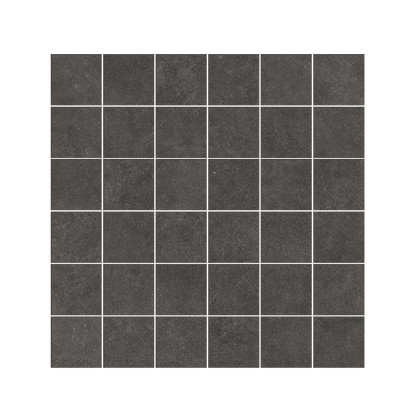 Plaster 2.0 12x12" - 8mm Matte Porcelain Mesh Mosaic Tile (2" Squares)