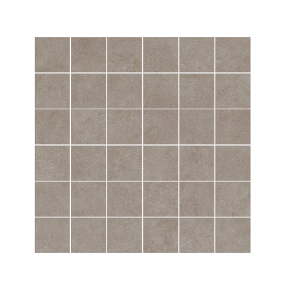 Plaster 2.0 12x12" - 8mm Matte Porcelain Mesh Mosaic Tile (2" Squares)