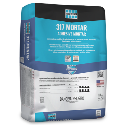 Laticrete - 317 Adhesive Mortar - Economical Non-Modified Tile Adhesive