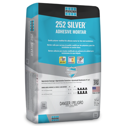 Laticrete - 252 Silver - Polymer Modified Tile Adhesive (50lbs)