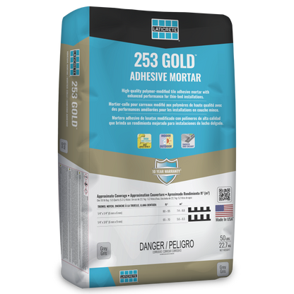Laticrete - 253 GOLD - Adhesive Thin-Set Mortar (50lbs)