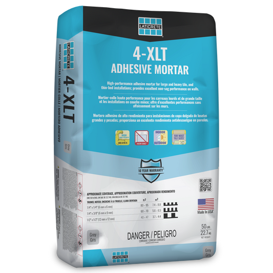 Laticrete 4-XLT - Adhesive Mortar (50lbs) for Large or Heavy Tile