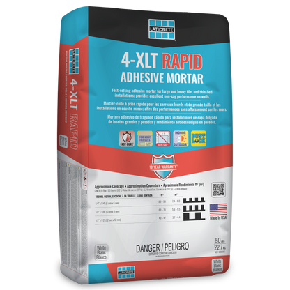 Laticrete - 4XLT Rapid Adhesive Mortar (50lbs) - For Large Heavy Tile