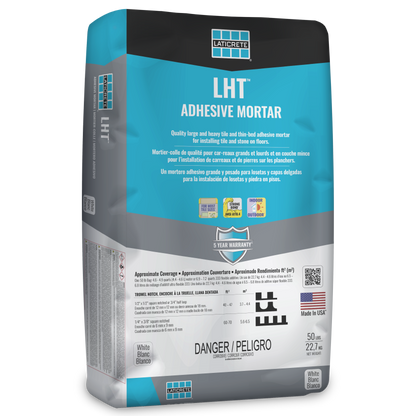 Laticrete LHT - Thin-Bed Adhesive Mortar (50lbs) - For Large Tile
