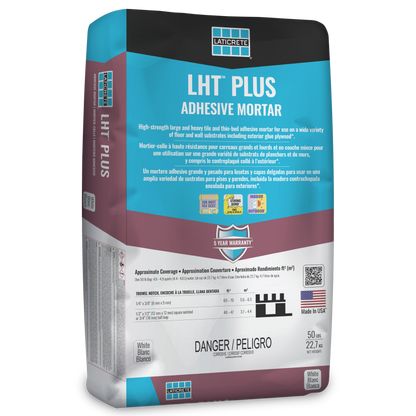Laticrete LHT Plus - Adhesive Mortar (50lbs) - For Large Heavy Tile