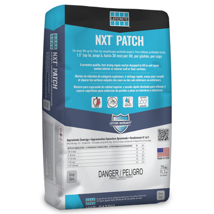 Laticrete NXT Patch - Cement-Based Skim Coat & Patching Compound