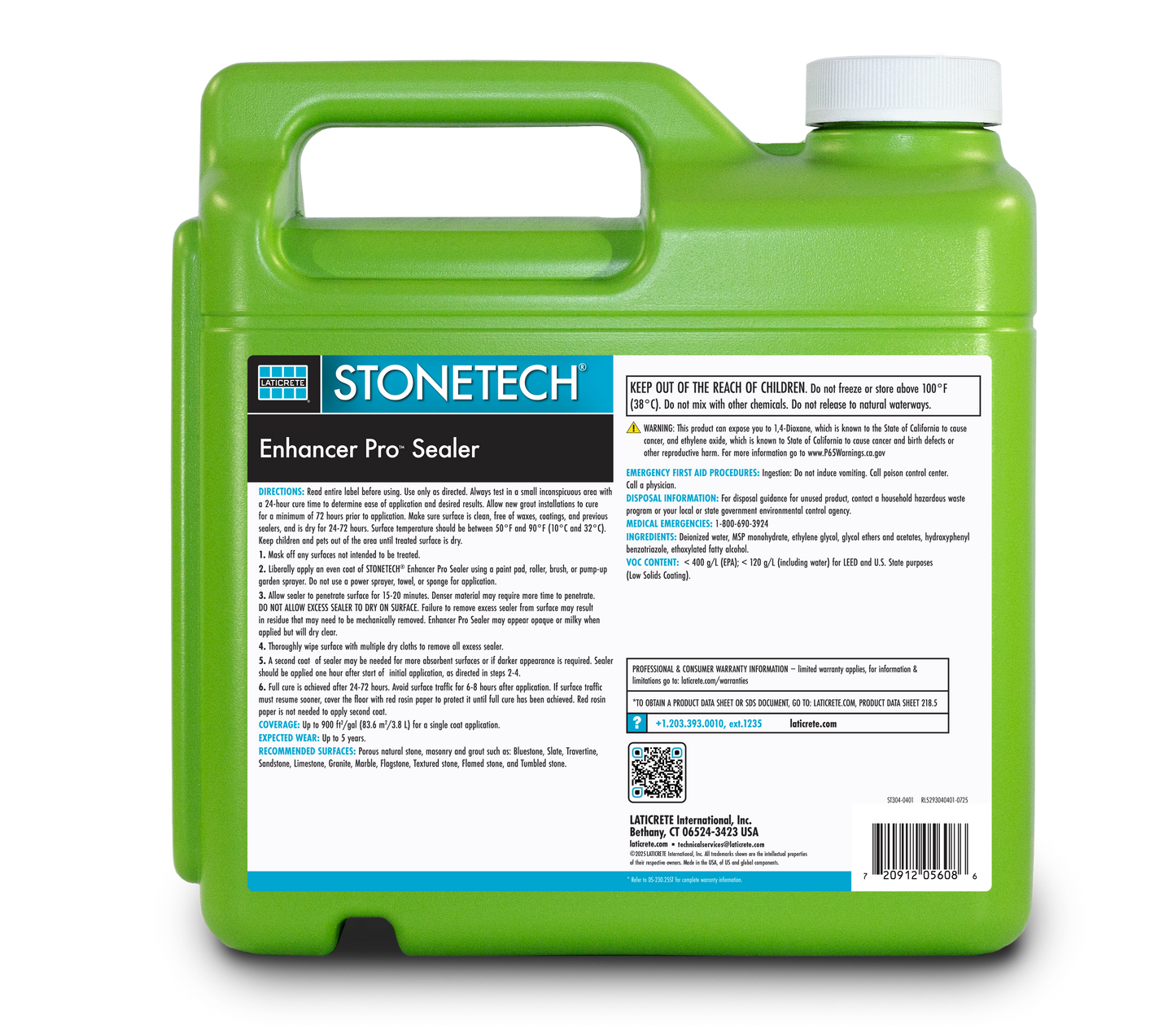 Stonetech - Enhancer Pro Sealer by Laticrete (PFAS Free Formula)