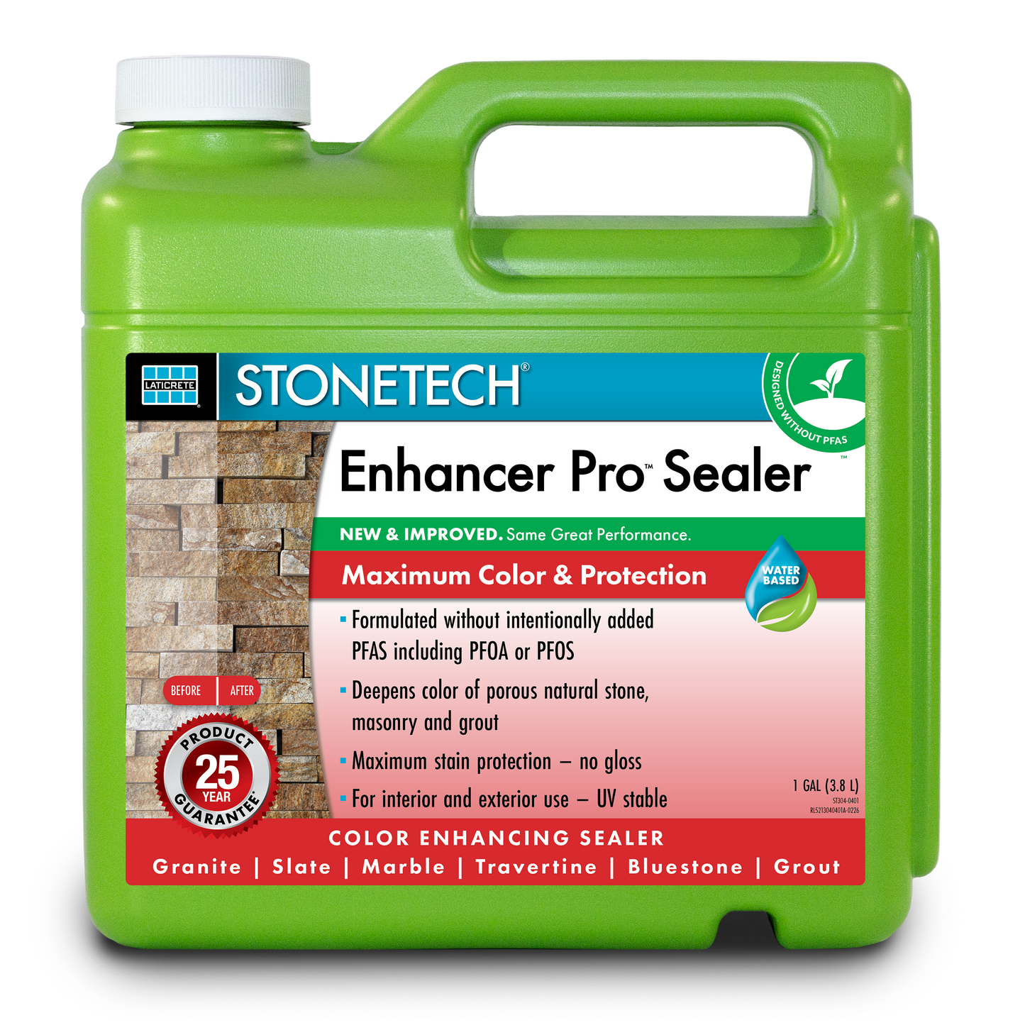 Stonetech - Enhancer Pro Sealer by Laticrete (PFAS Free Formula)