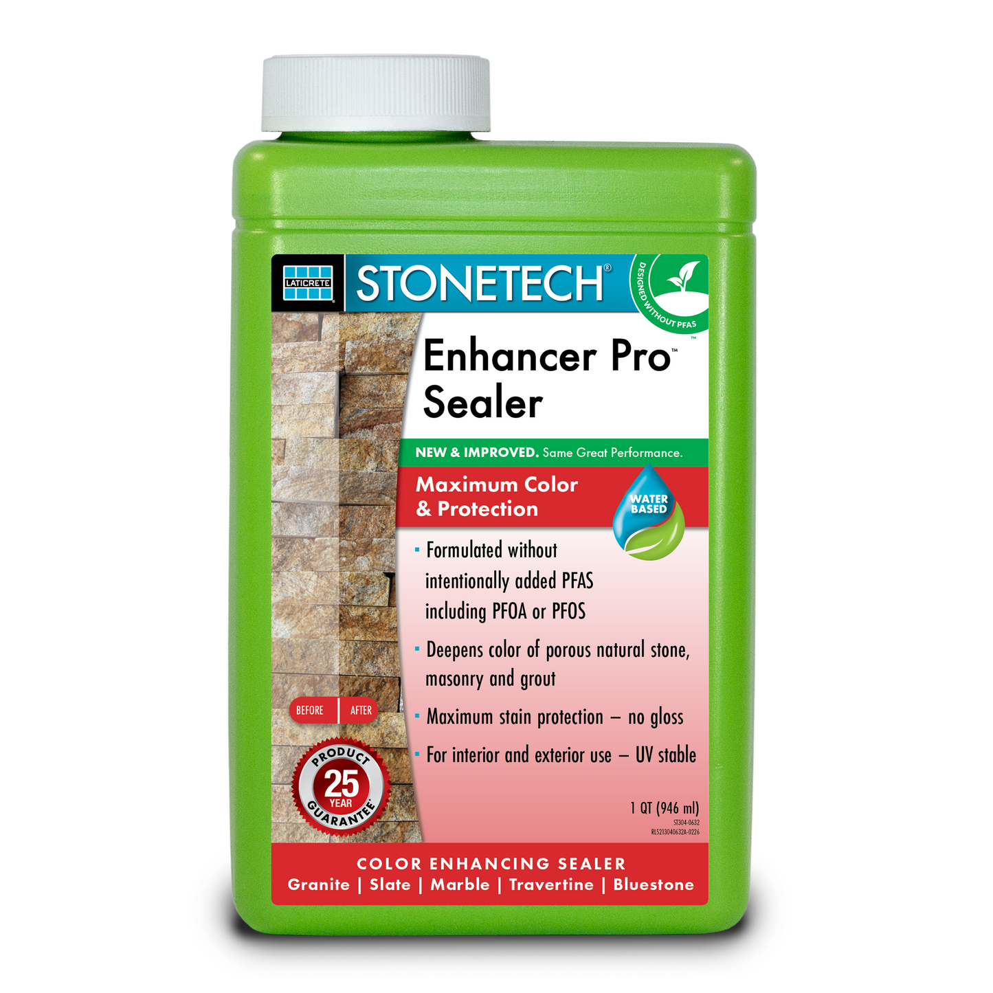 Stonetech - Enhancer Pro Sealer by Laticrete (PFAS Free Formula)