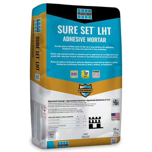 Laticrete Sure Set LHT - Polymer Fortified Adhesive Mortar (44lbs)