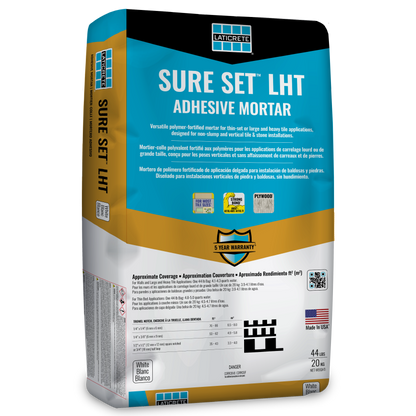 Laticrete Sure Set LHT - Polymer Fortified Adhesive Mortar (44lbs)