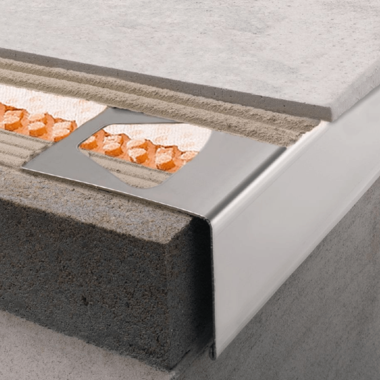 Schluter-BARA-RW L-Shaped Trim for Balcony