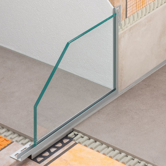 Schluter DECO-SGC Support Profile for Shower Glass Partitions