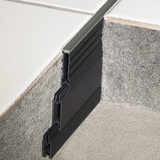 Schluter DILEX-MP & MPV - Joint Profile w/ Rigid Sides & Soft Movement Zone
