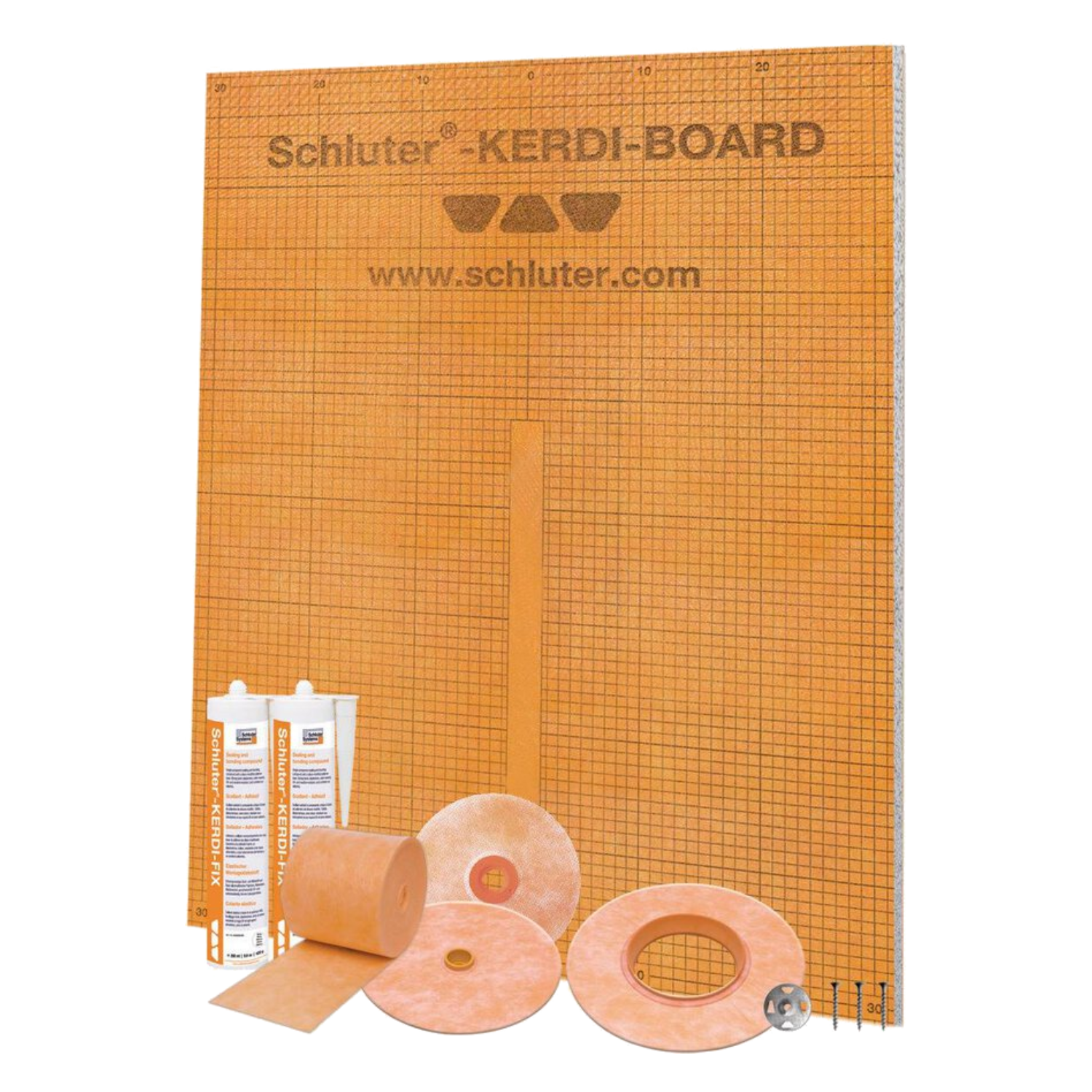Schluter KERDI Board Complete Bathtub & Shower Base Surround Kit – Home ...