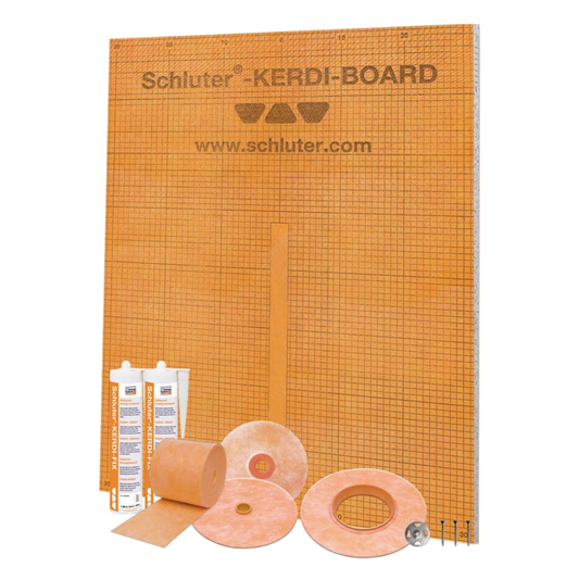Schluter KERDI Board Complete Bathtub & Shower Base Surround Kit