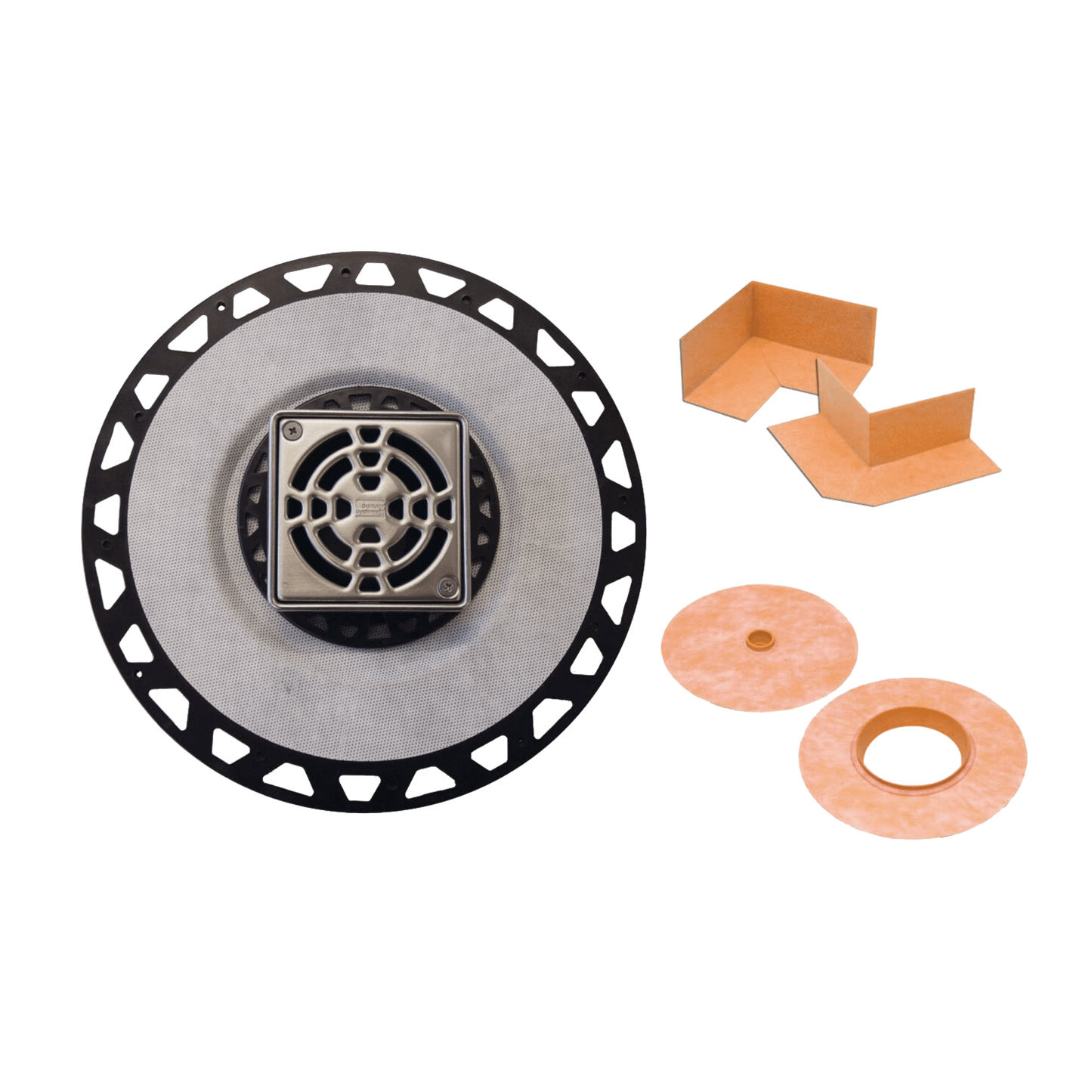 Schluter-KERDI-DRAIN - Drain Kit w/ 2" Outlet & 4" Grate