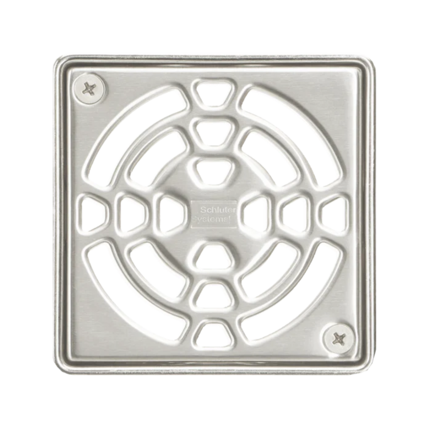 Schluter KERDI-DRAIN 4" Stainless Steel Square Grate Kit