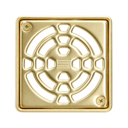 Schluter KERDI-DRAIN 4" Stainless Steel Square Grate Kit