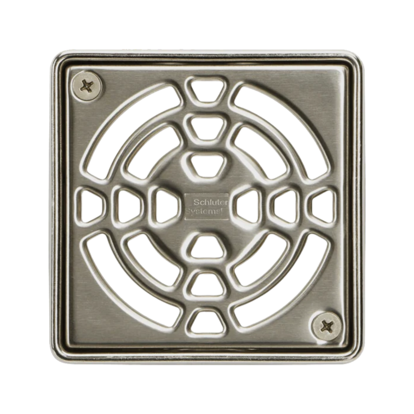 Schluter KERDI-DRAIN 4" Stainless Steel Square Grate Kit