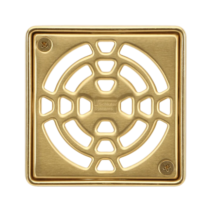 Schluter KERDI-DRAIN 4" Stainless Steel Square Grate Kit