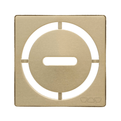 Schluter KERDI-DRAIN 4" Stainless Steel Square Grate Kit