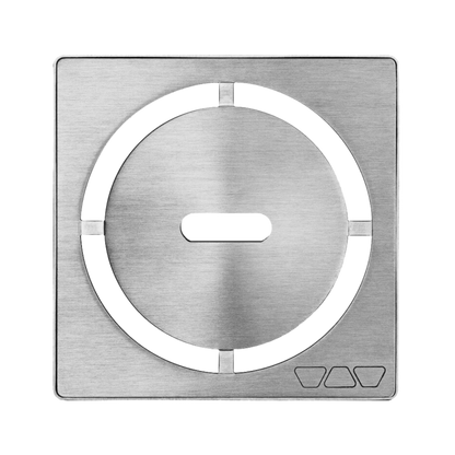 Schluter KERDI-DRAIN 4" Stainless Steel Square Grate Kit