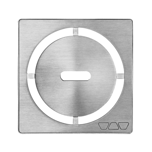 Schluter KERDI-DRAIN 4" Stainless Steel Square Grate Kit