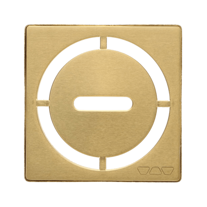 Schluter KERDI-DRAIN 4" Stainless Steel Square Grate Kit