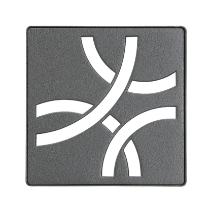 Schluter KERDI-DRAIN 4" Stainless Steel Square Grate Kit