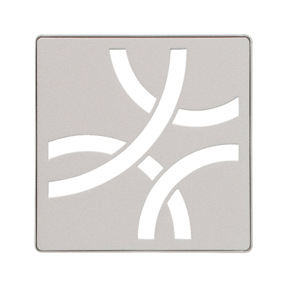 Schluter KERDI-DRAIN 4" Stainless Steel Square Grate Kit