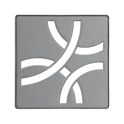 Schluter KERDI-DRAIN 4" Stainless Steel Square Grate Kit