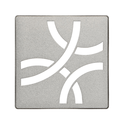 Schluter KERDI-DRAIN 4" Stainless Steel Square Grate Kit