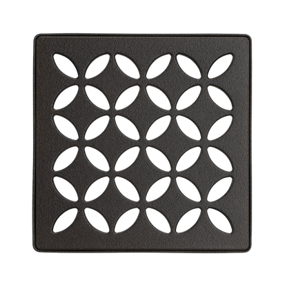 Schluter KERDI-DRAIN 4" Stainless Steel Square Grate Kit