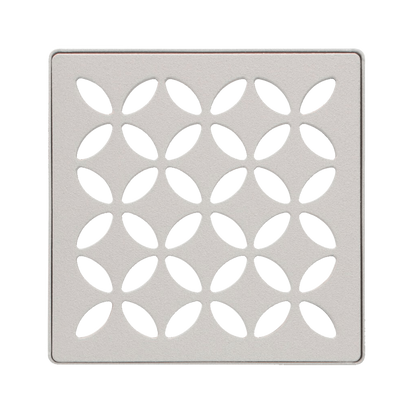 Schluter KERDI-DRAIN 4" Stainless Steel Square Grate Kit
