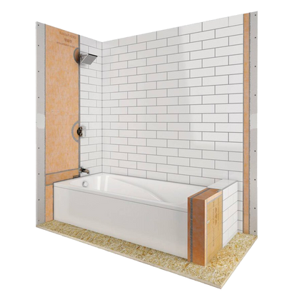 Schluter KERDI-TUBKIT Complete Bathtub Waterproofing Surround Kit (75ft²)