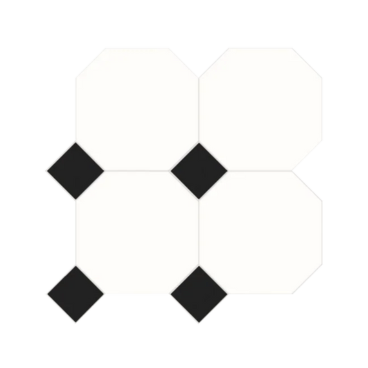 Shapes 13x13" - 8mm Matte Porcelain Palace Elite Mesh Mosaic Tile
