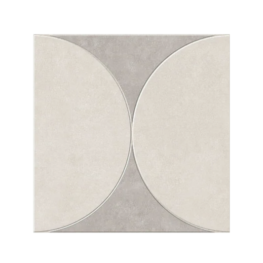 Shapes 15x15" - 8mm Matte Porcelain Moon Mesh Mosaic Tile