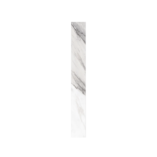 Shapes 3x23" - 8mm Matte Porcelain Listello Tile