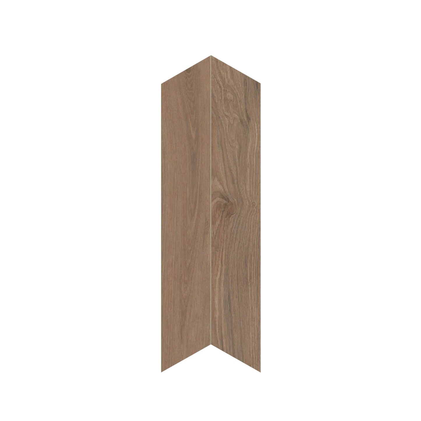 Shapes 4x24" - 8mm Matte Porcelain Chevron A+B Tile