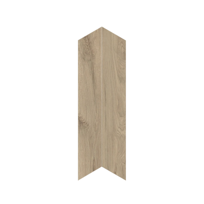 Shapes 4x24" - 8mm Matte Porcelain Chevron A+B Tile