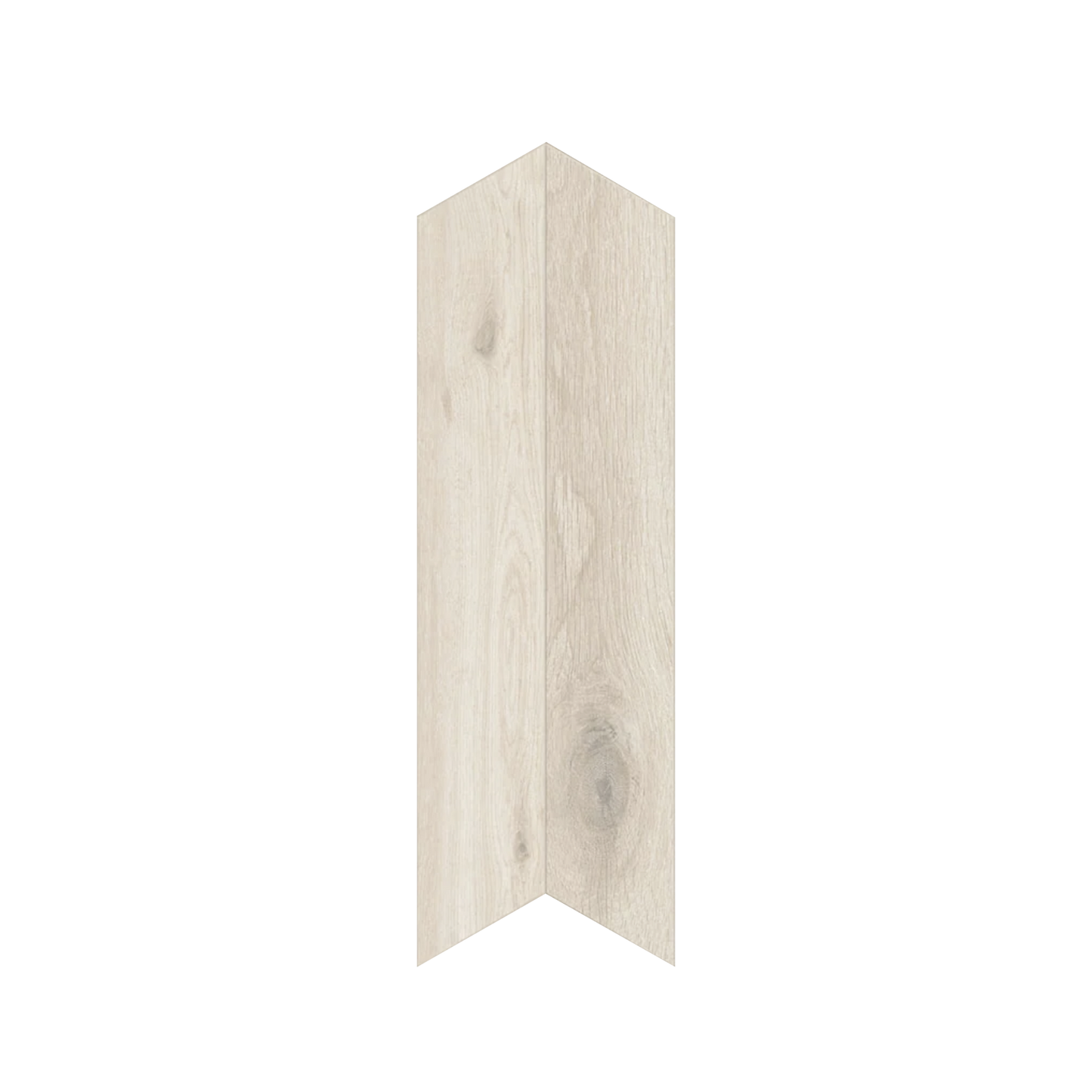 Shapes 4x24" - 8mm Matte Porcelain Chevron A+B Tile