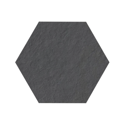 Shapes 10x10" - 8mm Hexagon Porcelain Tile