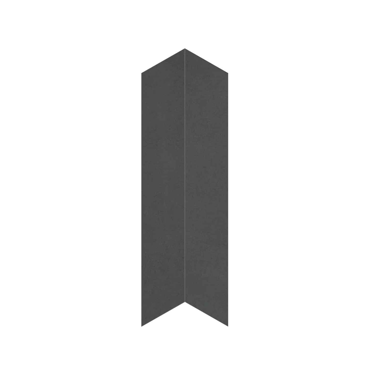 Shapes 4x24" - 8mm Matte Porcelain Chevron A+B Tile