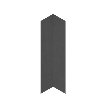Shapes 4x24" - 8mm Matte Porcelain Chevron A+B Tile