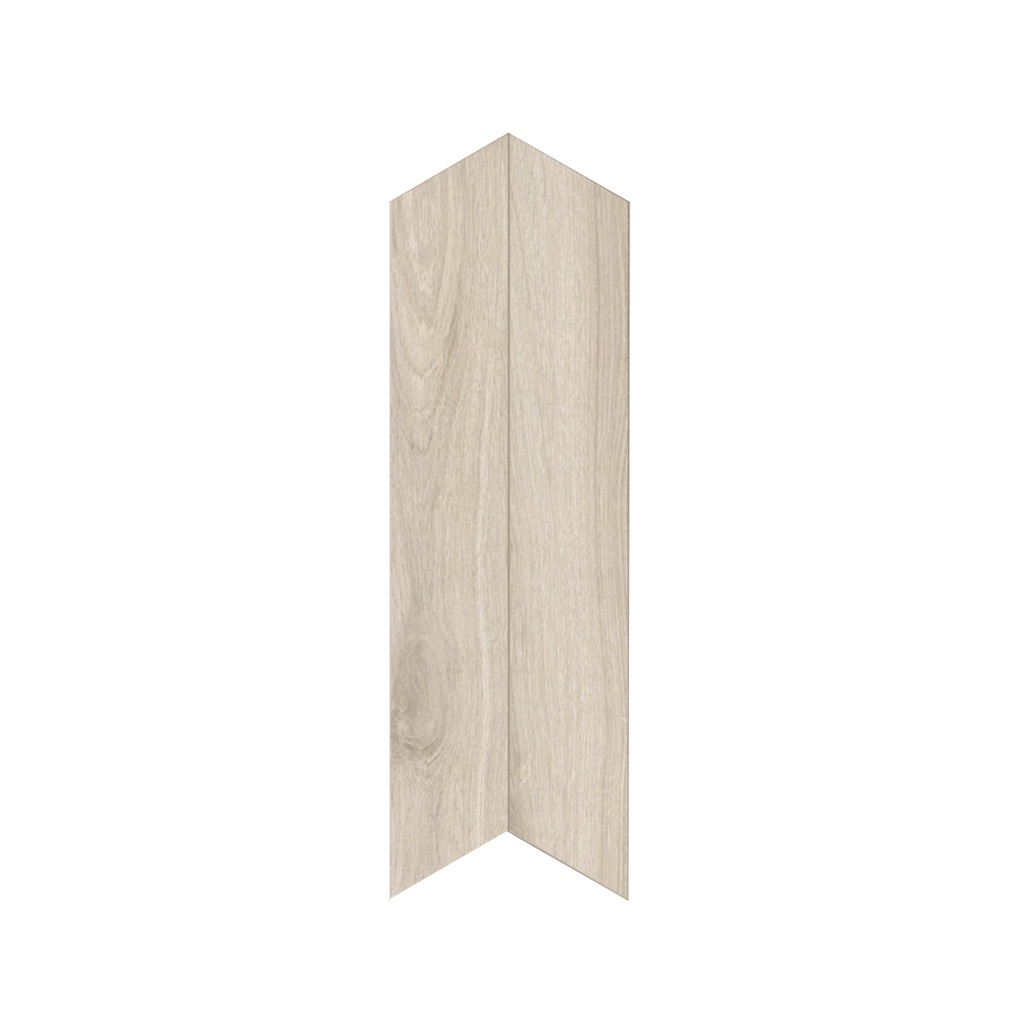 Shapes 4x24" - 8mm Matte Porcelain Chevron A+B Tile